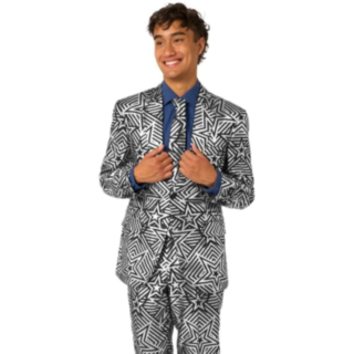 Opposuits® Silver Geo Star Jakkesæt