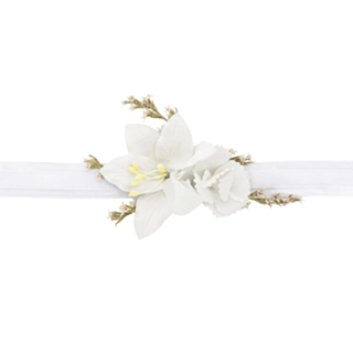 Blomster Corsage Hvid