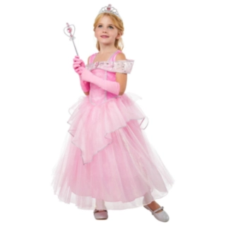 Prinsesse Børnekostume Lyserød