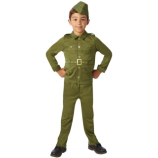 Anden Verdenskrig Soldat Børnekostume