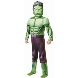 The Hulk® Muskel Deluxe Børnekostume