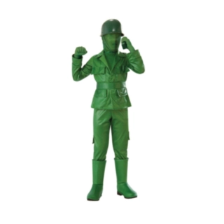 Legetøjs Soldat Børnekostume Grøn