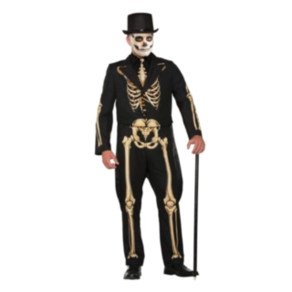 Skelet Gentleman Kostume