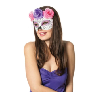 Dia De Los Muertos Øjenmaske