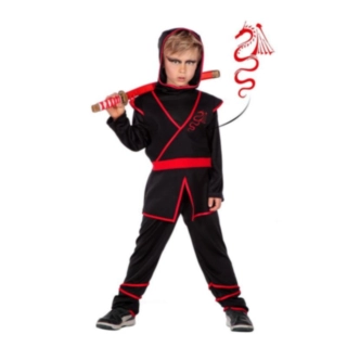 Drage Ninja Børnekostume Rød