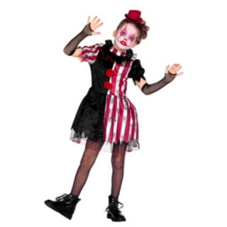 Halloween Klovn Kjole Børnekostume