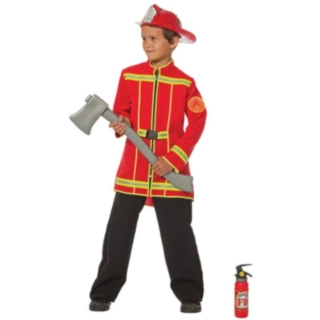 Brandmand Jakke Børnekostume