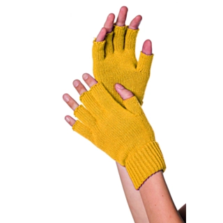 Fingerløse Handsker Gul