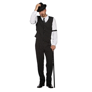 Klassisk Gangster Kostume