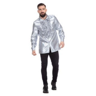Disco Flæseskjorte Sølv