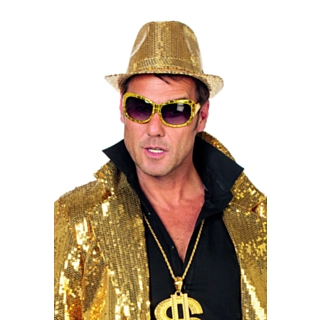 Paillet Gangsterhat Guld