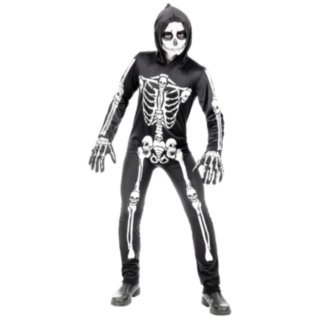 Skelet Børnekostume