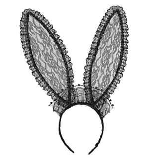 Blonde Bunny Ører Sort
