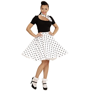Polka 50'er Nederdel