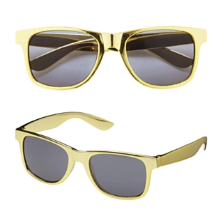 Wayfarer Solbriller Guld