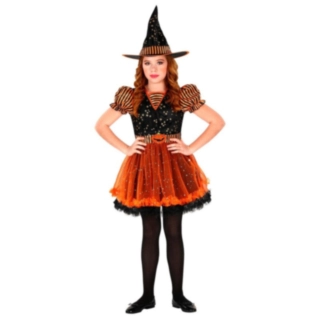 Halloween Stjerneheks Børnekostume