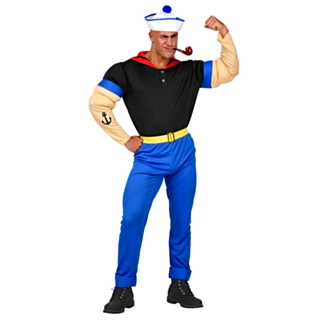 Muskuløs Sømand Kostume