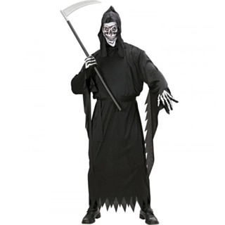 Sort Dødsengel Kostume