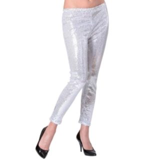 Paillet Leggings Sølv