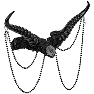 Maleficent Horn Hårbøjle Sort