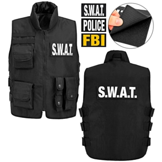 SWAT Taktisk Børnevest Sort