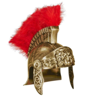 Romersk Kriger Hjelm Guld