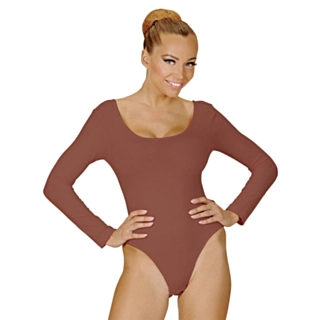 Langærmet Body Brun