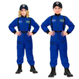 Astronaut Børnekostume Blå