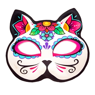 Dia de los Muertos Kattemaske