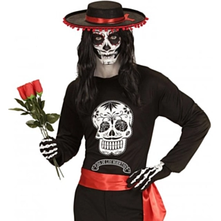 Day of the Dead Skull Bluse