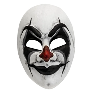 Morderklovn Maske Sort/Hvid
