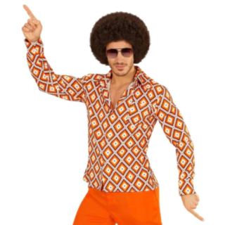 70'er Skjorte Orange Romber