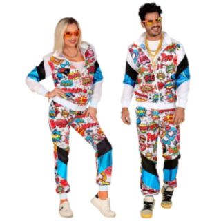 Pop Art Træningsdragt Kostume