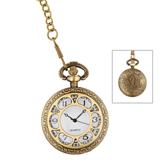Steampunk Lommeur Bronze