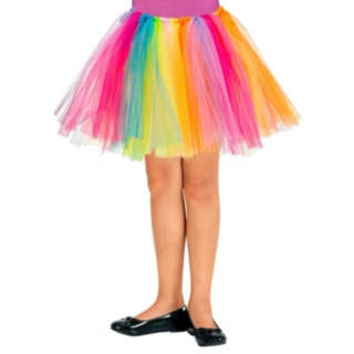 Tutu Børne Tylskørt Regnbue