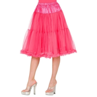 Langt Tylskørt Pink