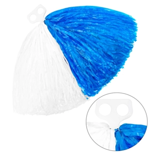 Cheerleader Pom Pom Blå/Hvid