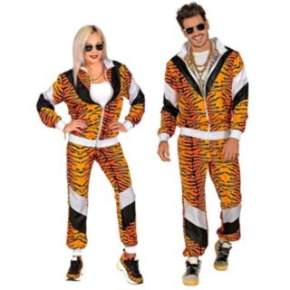 80'er Tiger Træningsdragt Kostume