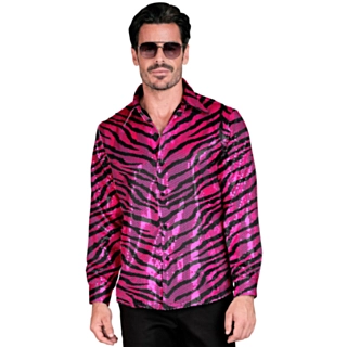 Zebrastribet Skjorte Pink