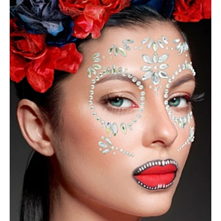 Dia de los Muertos Ansigtskrystaller Diamant