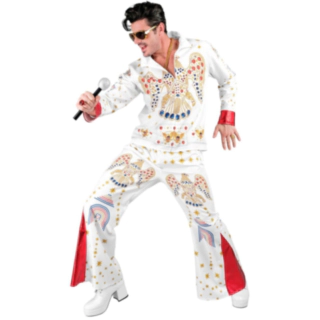 Rock’n’Roll Konge Kostume Hvid