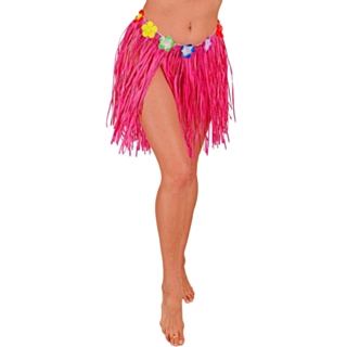 Hula Stråskørt Pink