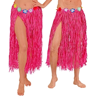 Hula Langt Stråskørt Pink