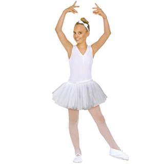 Ballerina Børneskørt Hvid