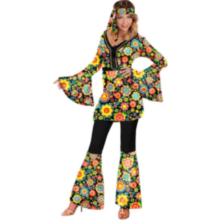 Blomstrende 60'er Kostume
