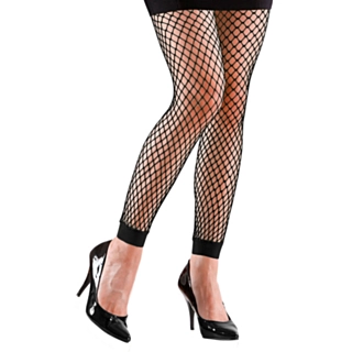 Fiskenet Leggings Sort