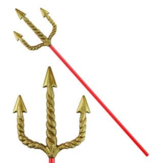 Djævle Trefork Guld/Rød