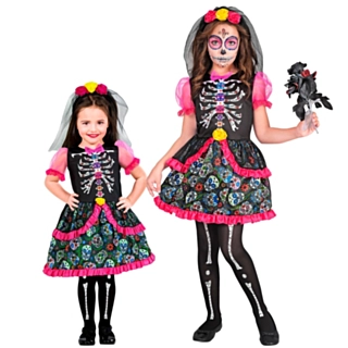 Dia de los Muertos Børnekostume