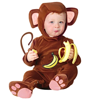 Bedårende Abe Babykostume