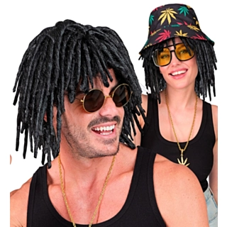 Reggae Dreadlock Paryk Sort